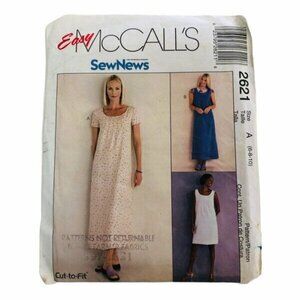 Vintage McCall's Sewing Pattern 2621 Women's Dress or Jumper Sz 6-10 Uncut